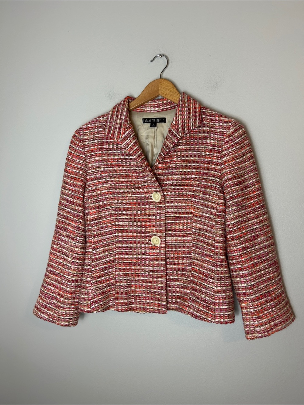 Lafayette 148 tweed Blazer size (6)